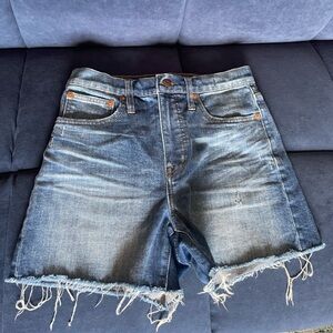 Madewell High-Rise Denim Shorts